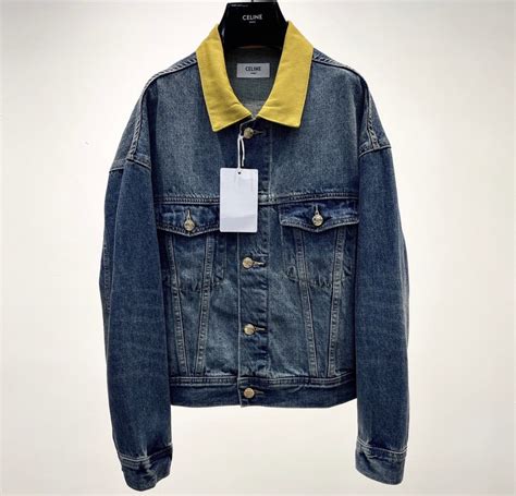 celine paris jean jacket|authentic Celine jackets.